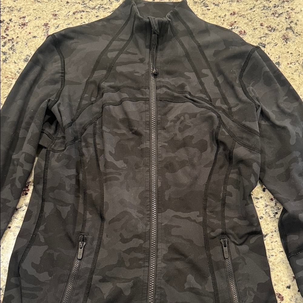Lululemon black camo define jacket